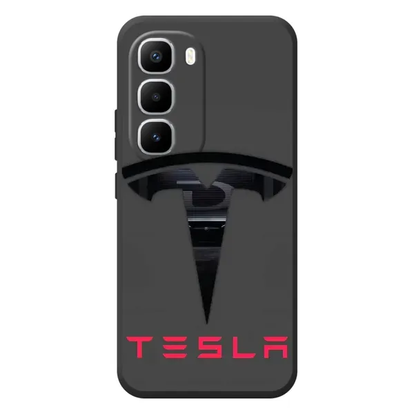 Чехол с рисунком «Logo TESLA» для Infinix Hot 60 Pro Plus Чехол с рисунком «Logo TESLA» для Infinix Hot 60 Pro Plus