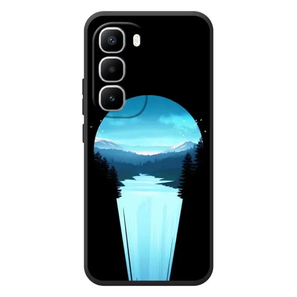 Чехол с рисунком «Синий Водопад» для Infinix Hot 60 Pro Plus Чехол с рисунком «Синий Водопад» для Infinix Hot 60 Pro Plus