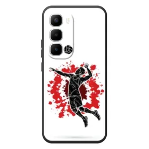 Чохли з прінтом Спортивна тематика для Infinix Hot 60 Pro Plus (Волейболіст)