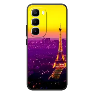 Чехол с Эйфелевой башней на Infinix Hot 60 Pro Plus (Яркая башня)