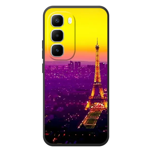 Чехол с рисунком «Яркая башня» для Infinix Hot 60 Pro Plus
