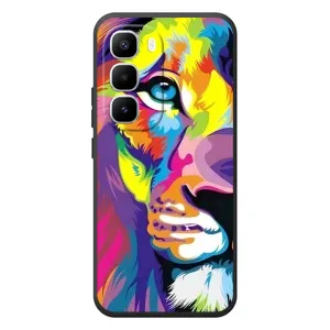 Чехол с картинкой на Infinix Hot 60 Pro Plus (Яркий Лев)