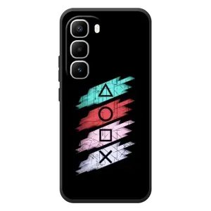 Чехол КИБЕРСПОРТ для Infinix Hot 60 Pro Plus (Значки Sony)