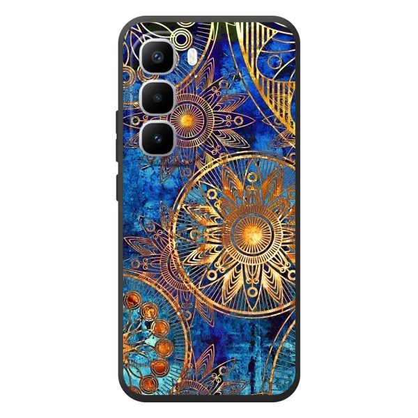 Чохол з малюнком «Золоті узори» для Infinix Hot 60 Pro Plus Чохол з малюнком «Золоті узори» для Infinix Hot 60 Pro Plus