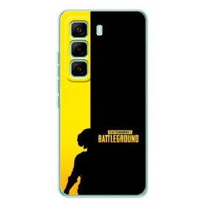 Чохол (TPU) з картинкою "Лого Пабг" на Хот 60 Про (Battlegrounds)