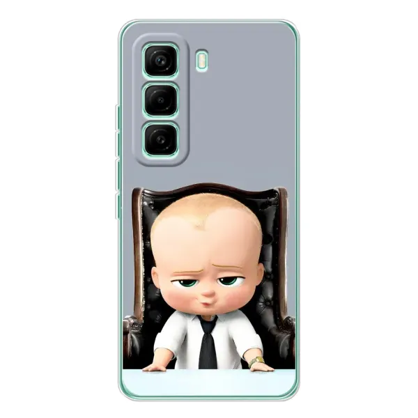 Чехол с рисунком «BOSS» для Infinix Hot 60 Pro