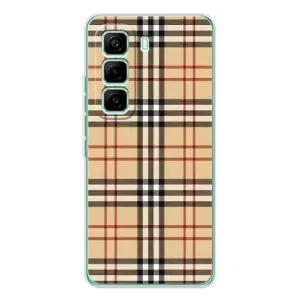 Чехол с Брендами одежды на Хот 60 Про (Burberry стиль)