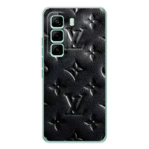 Текстурный Чехол Louis Vuitton для Хот 60 Про (Черный ЛВ)