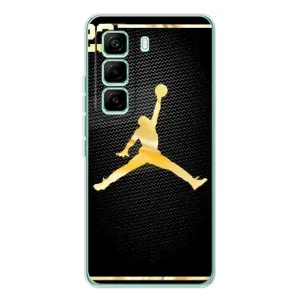 Силиконовый Чехол Nike Air Jordan на Хот 60 Про (Джордан 23)