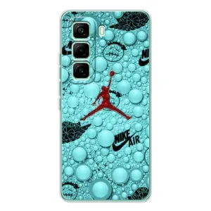 Силиконовый Чехол Nike Air Jordan на Хот 60 Про (Джордан Найк)