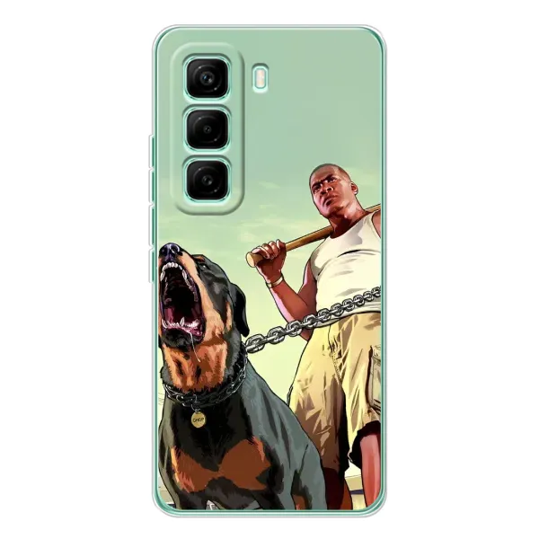 Чехол с рисунком «GTA» для Infinix Hot 60 Pro Чехол с рисунком «GTA» для Infinix Hot 60 Pro