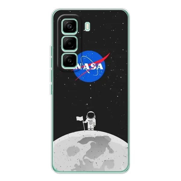 Чехол с рисунком «Космонавт NASA» для Infinix Hot 60 Pro Чехол с рисунком «Космонавт NASA» для Infinix Hot 60 Pro