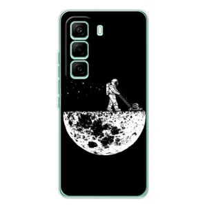 Силіконовый Чохол з принтом "Космонавти" на Infinix Hot 60 Pro (Космонавт)