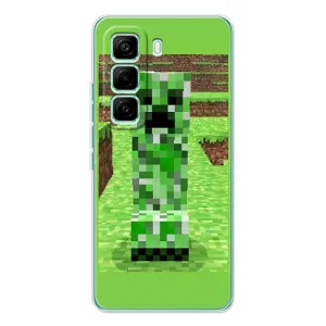 Чохли для Infinix Hot 60 Pro (Персонажі МайнКрафт) (Кріпер 2)