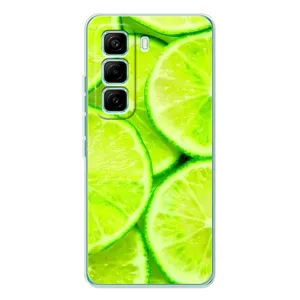Чехол с изображением вкусной еды для Infinix Hot 60 Pro (Лайм)