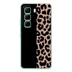 Чохол з леопардовим принтом на Infinix Hot 60 Pro (Леопардовий фон)