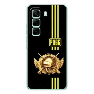 Чохол (TPU) з картинкою "Лого Пабг" на Хот 60 Про (Логотип PUPG)