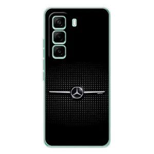 Силиконовый бампер с картинкой машины на Infinix Hot 60 Pro (Mercedes)