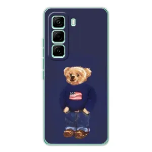 Чехлы Мишка Тедди для Хот 60 Про (Мишка USA)