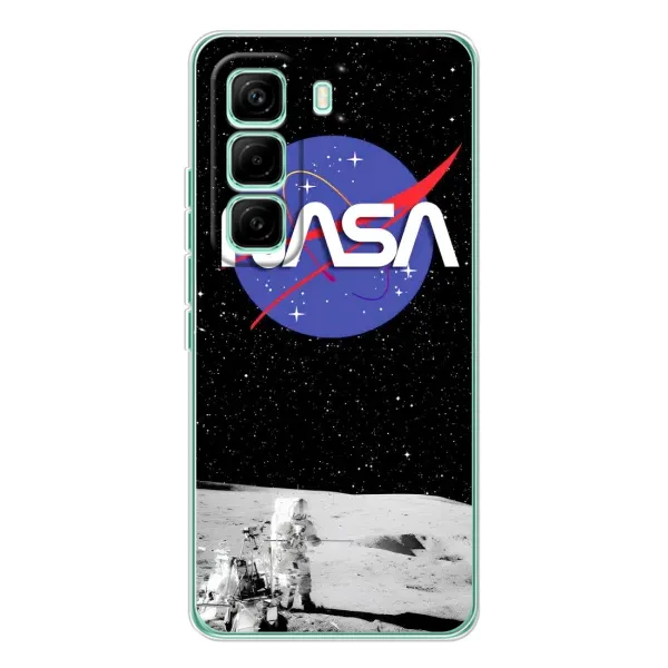 Чехол с рисунком «Nasa на луне» для Infinix Hot 60 Pro Чехол с рисунком «Nasa на луне» для Infinix Hot 60 Pro