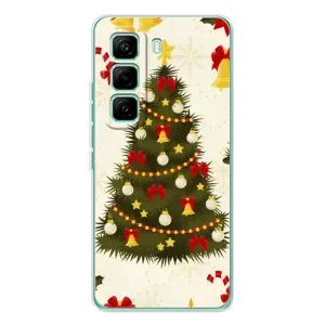 Чехол Новогодняя Елка на Infinix Hot 60 Pro (Новогодний принт)