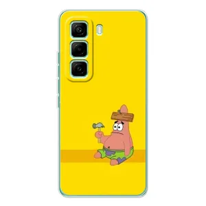 Чехлы с Патриком на Infinix Hot 60 Pro (Ошибочка)