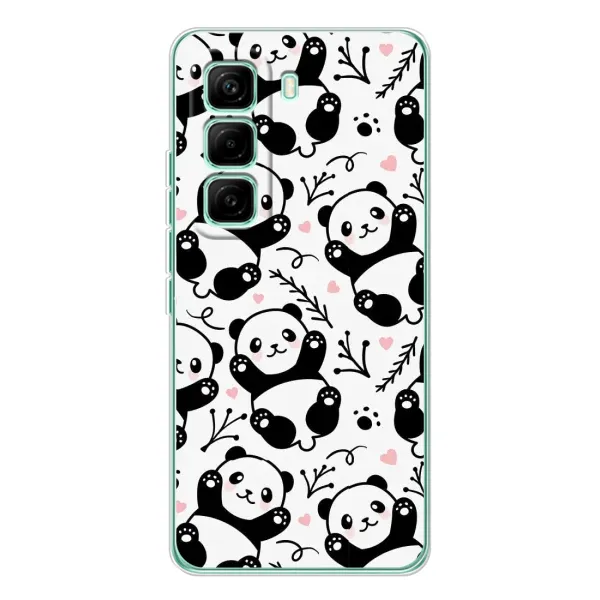 Чехол с рисунком «Пандочки» для Infinix Hot 60 Pro Чехол с рисунком «Пандочки» для Infinix Hot 60 Pro