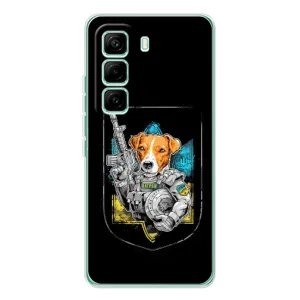 Чохол з принтом для Infinix Hot 60 Pro (Патрон Воїн)
