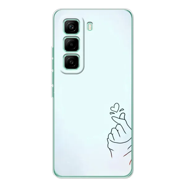 Чехол с рисунком «Сердце на голубом» для Infinix Hot 60 Pro Чехол с рисунком «Сердце на голубом» для Infinix Hot 60 Pro