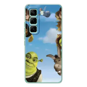 Друкований чохол з принтом Шрек для Infinix Hot 60 Pro (Герої Шрек)