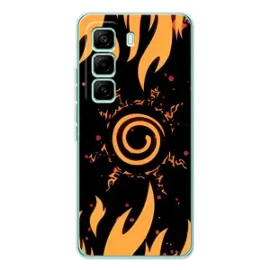 Купить Чехлы на телефон с принтом Anime для Infinix Hot 60 Pro (Солнце Наруто)