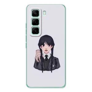 Чохол з картинкою Венсдей на Infinix Hot 60 Pro (Річ Венсдей)