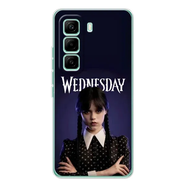 Чехол с рисунком «Wednesdey» для Infinix Hot 60 Pro Чехол с рисунком «Wednesdey» для Infinix Hot 60 Pro