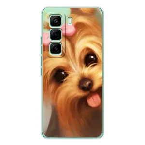 Чехол (ТПУ) Милые собачки для Infinix Hot 60 Pro (Йоршенский терьер)