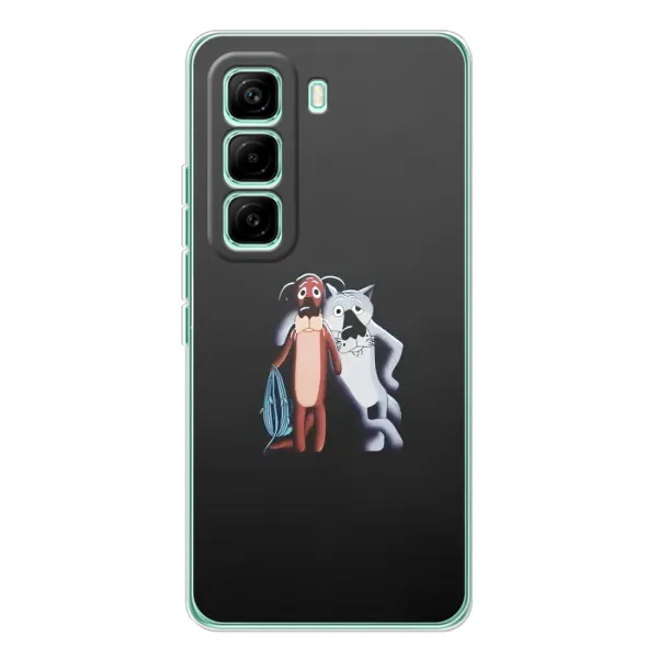 Чехол с рисунком «Шо, опять» для Infinix Hot 60 Pro