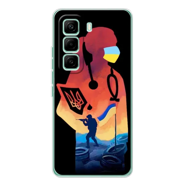 Чехол с рисунком «ЗСУ Врач» для Infinix Hot 60 Pro Чехол с рисунком «ЗСУ Врач» для Infinix Hot 60 Pro
