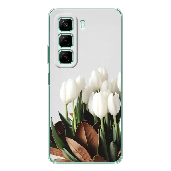 Чехол с рисунком «Букет тюльпанов» для Infinix Hot 60