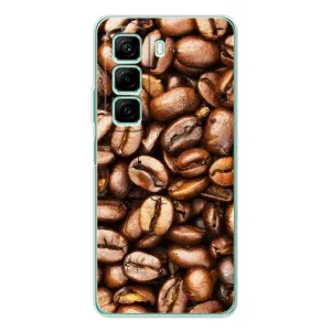 Чехол с изображением вкусной еды для Infinix Hot 60 (Кофе)