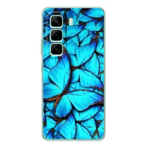 Силиконовый бампер с картинкой животных для Infinix Hot 60 (Крылья бабочек)