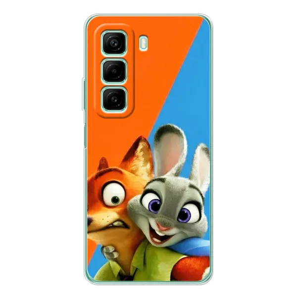 Чехол с рисунком «Ник и Хопс» для Infinix Hot 60 Чехол с рисунком «Ник и Хопс» для Infinix Hot 60