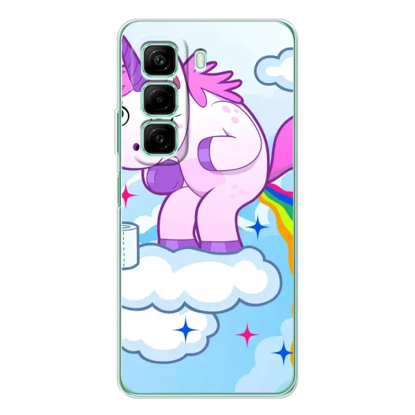 Чехол с рисунком «Радуга единорожка» для Infinix Hot 60 Чехол с рисунком «Радуга единорожка» для Infinix Hot 60