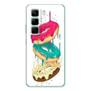 Чехол с изображением вкусной еды для Infinix Hot 60 (Сочные пончики)