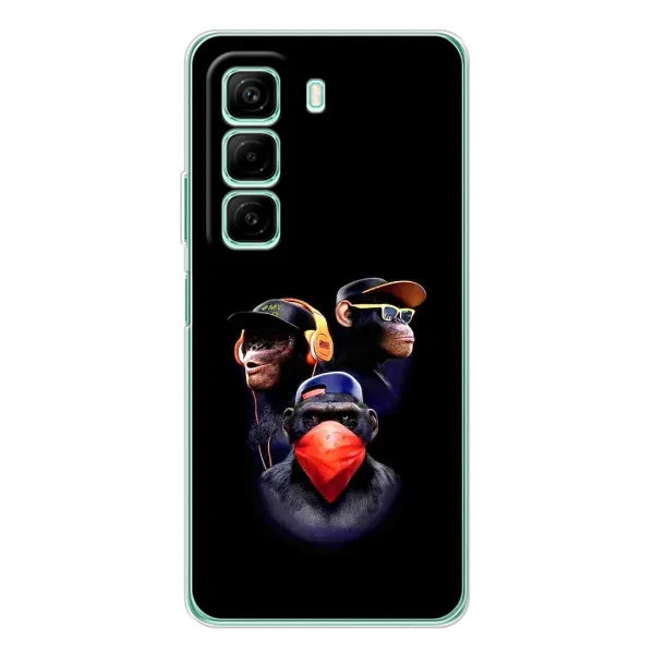 Чехол с рисунком «Три обезьяны» для Infinix Hot 60 Чехол с рисунком «Три обезьяны» для Infinix Hot 60