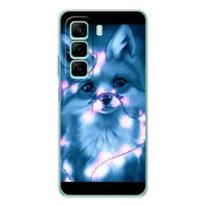 Чехол с Лисичкой для Infinix Hot 60 (Яркая Лиса)