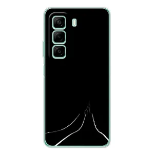Чехол с картинками на черном фоне для Infinix Hot 60i (Дорога)