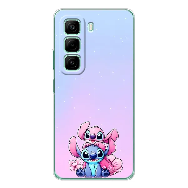 Чехол с рисунком «Энджл и Стич» для Infinix Hot 60i Чехол с рисунком «Энджл и Стич» для Infinix Hot 60i