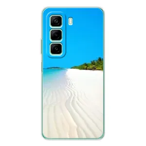 Летний Чехол на Infinix Hot 60i (Море песок)