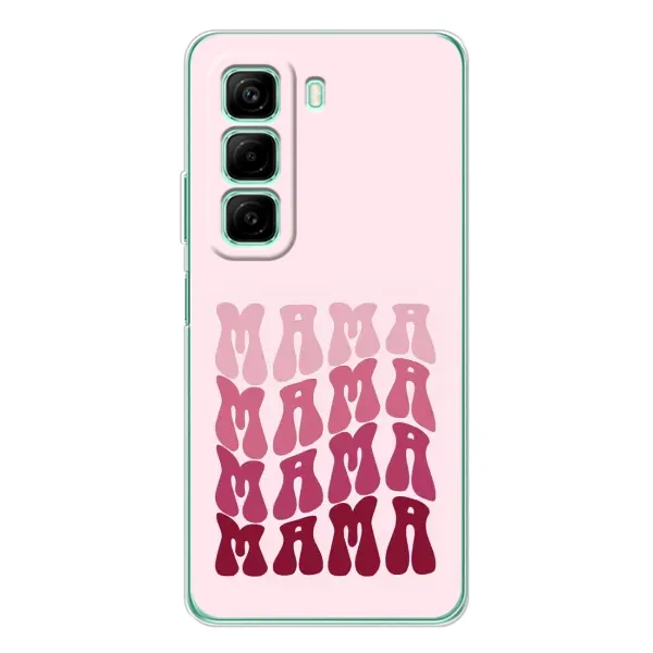 Чехол с рисунком «Надпись мама» для Infinix Hot 60i Чехол с рисунком «Надпись мама» для Infinix Hot 60i