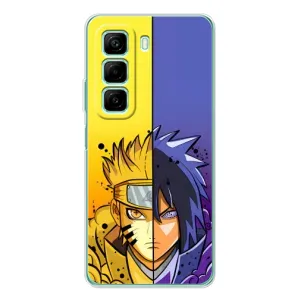 Купить Чохли на телефон з принтом Anime для Infinix Hot 60i (Naruto Vs Sasuke)