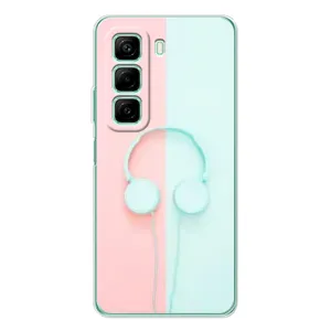 Девчачий Чехол для Infinix Hot 60i (Наушники)